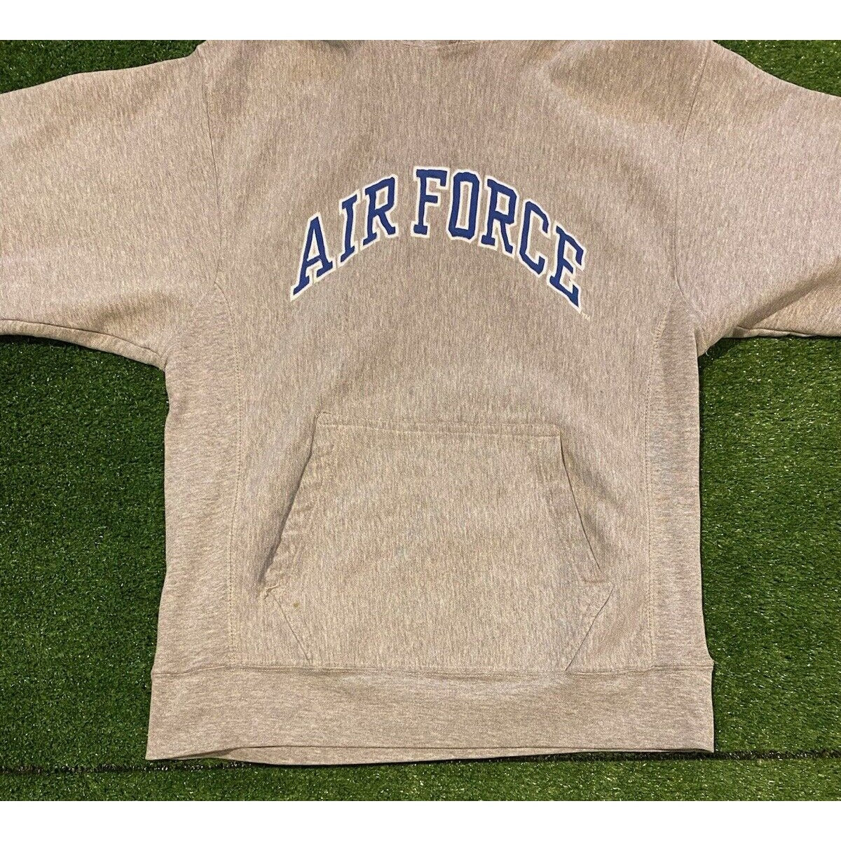 Vintage Air Force Falcons sweatshirt small hoodie mens gray blue football Y2K