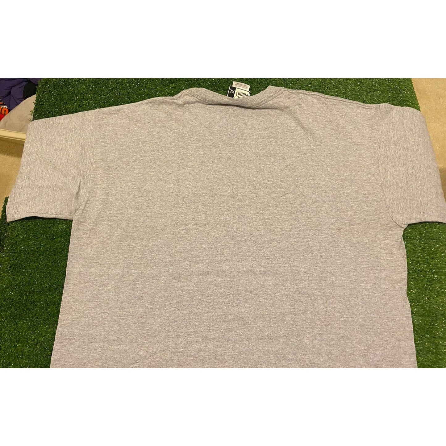 Vintage Y2K Puma Cleveland Browns NFL Logo split bar t-shirt XL XXL gray