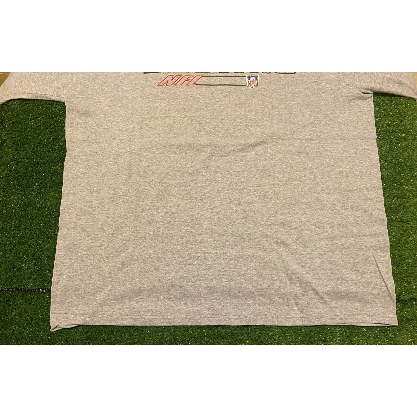 Vintage Y2K Puma Cleveland Browns NFL Logo split bar t-shirt XL XXL gray
