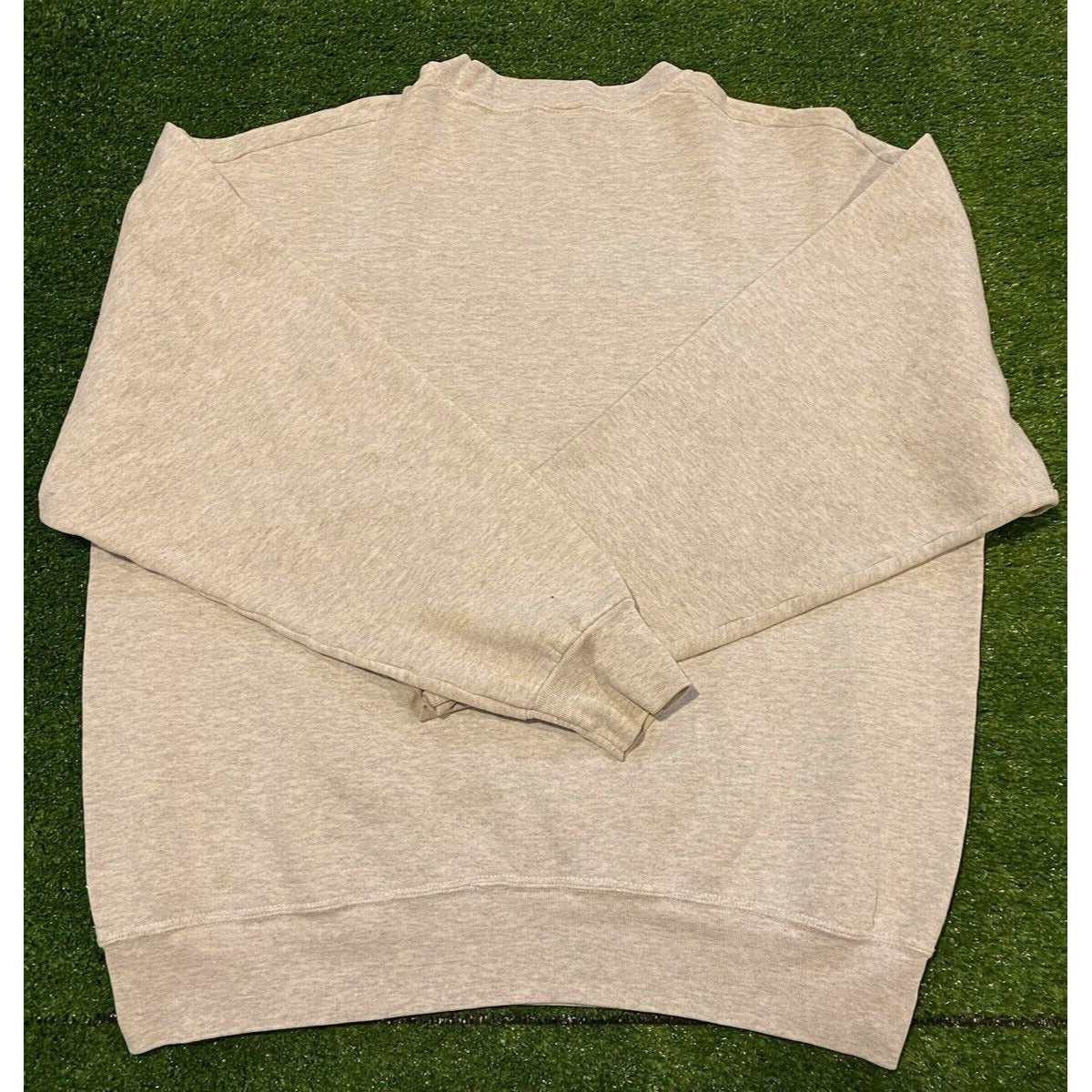 Vintage Kansas Jayhawks sweatshirt large gray crew neck adult mens basketball