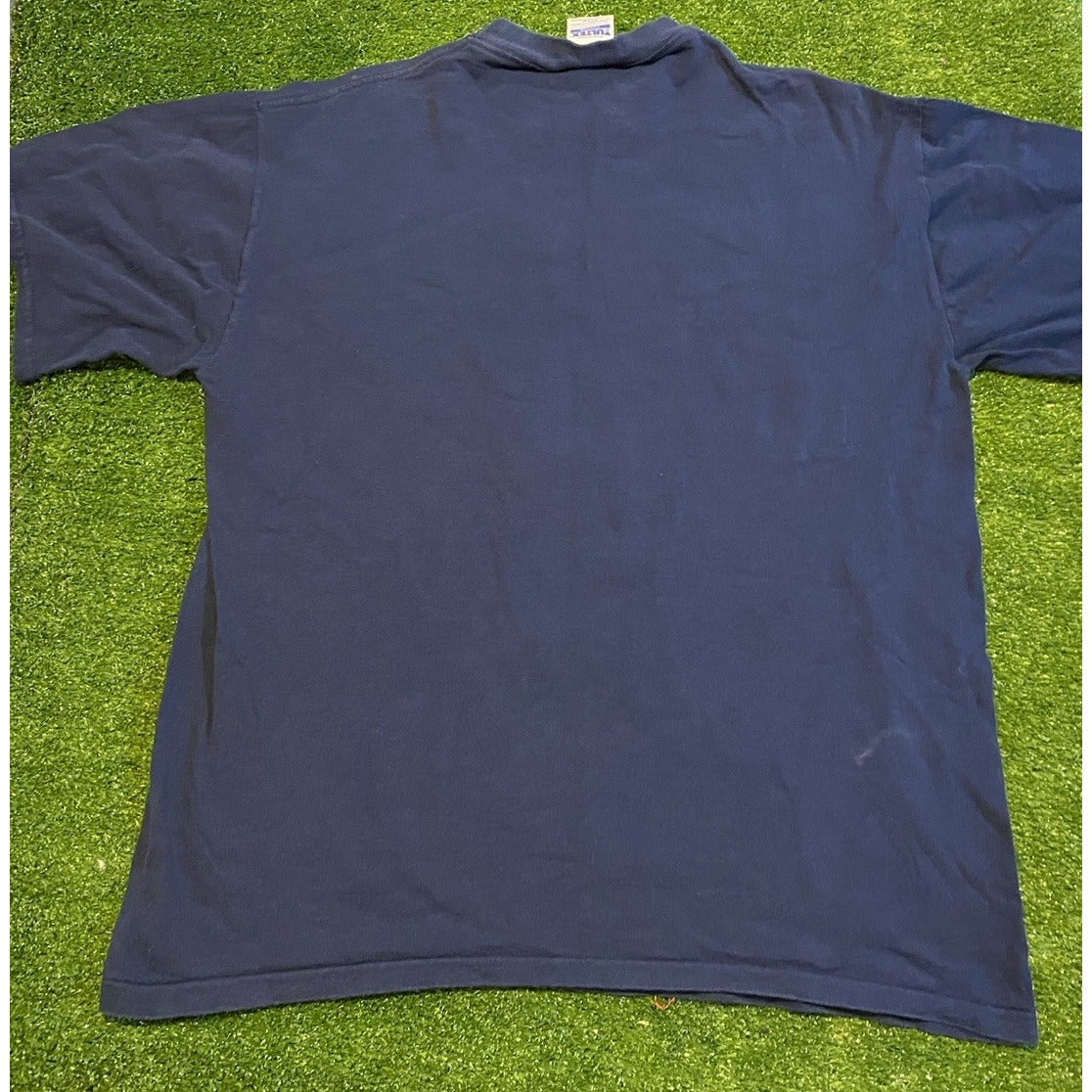 Vintage Cleveland Indians shirt mens large blue red chief wahoo short sleeve RK