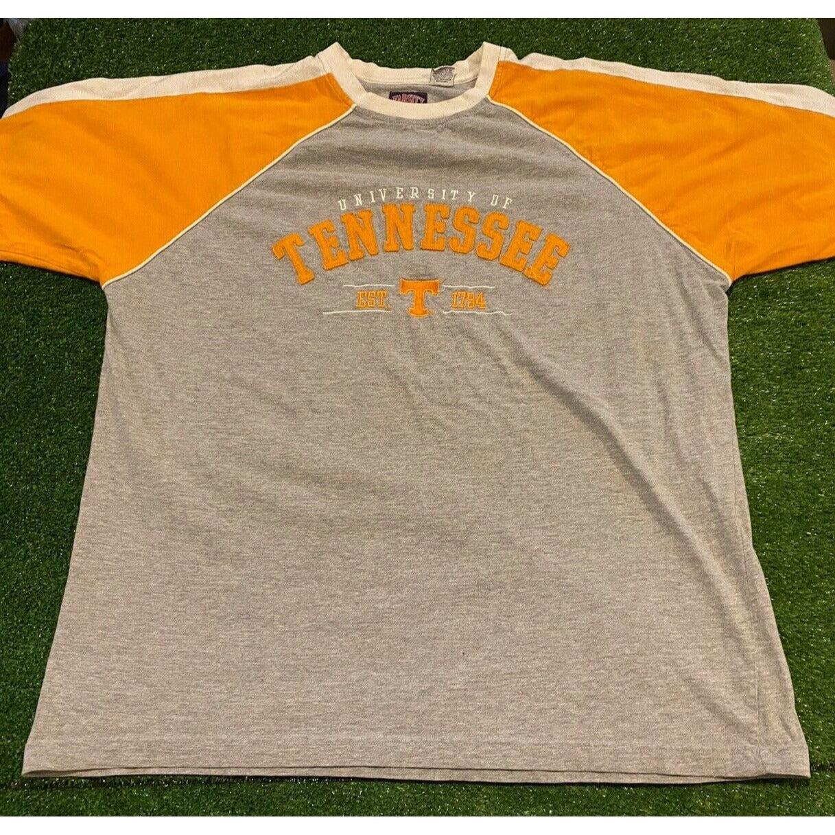 Vintage Tennessee Volunteers shirt extra large adult gray orange Retro Y2K mens