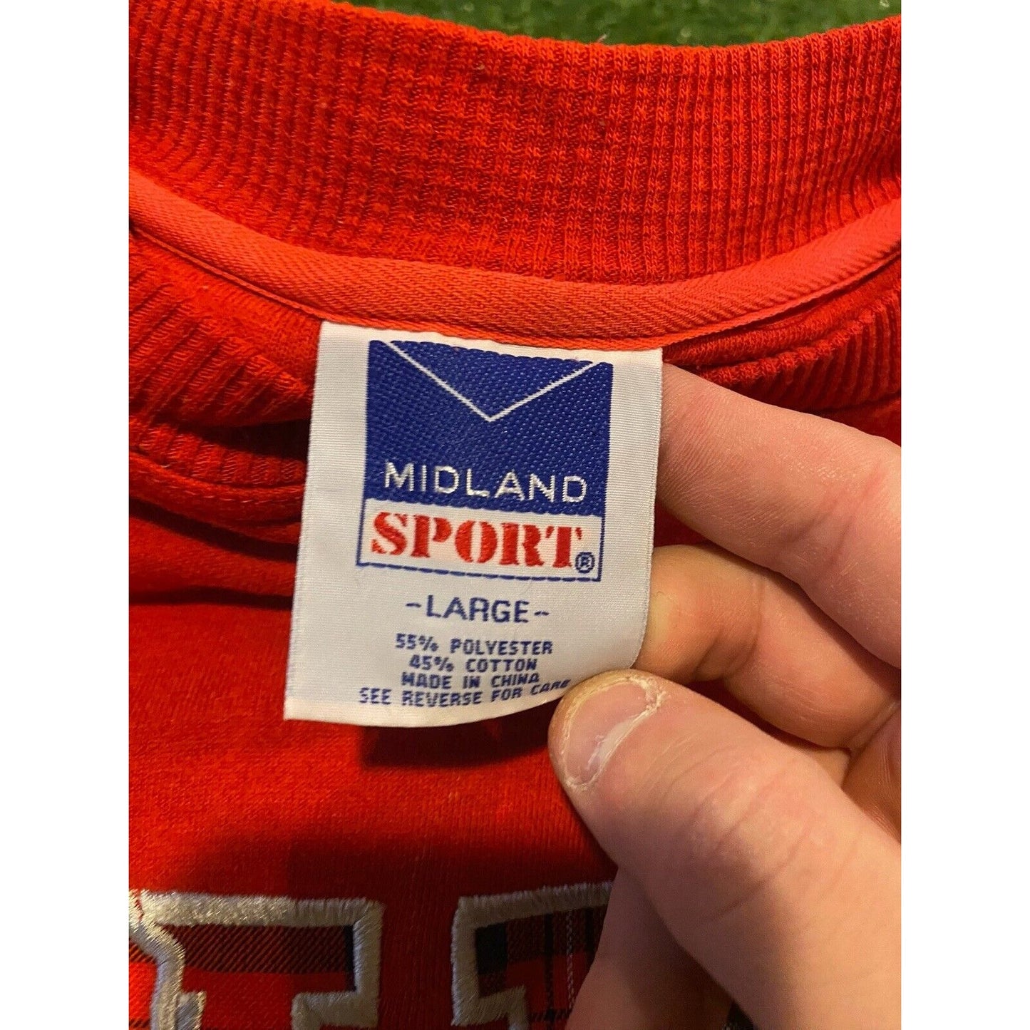 Vintage Ohio State Buckeyes sweatshirt large crewneck OSU adult red football 90s