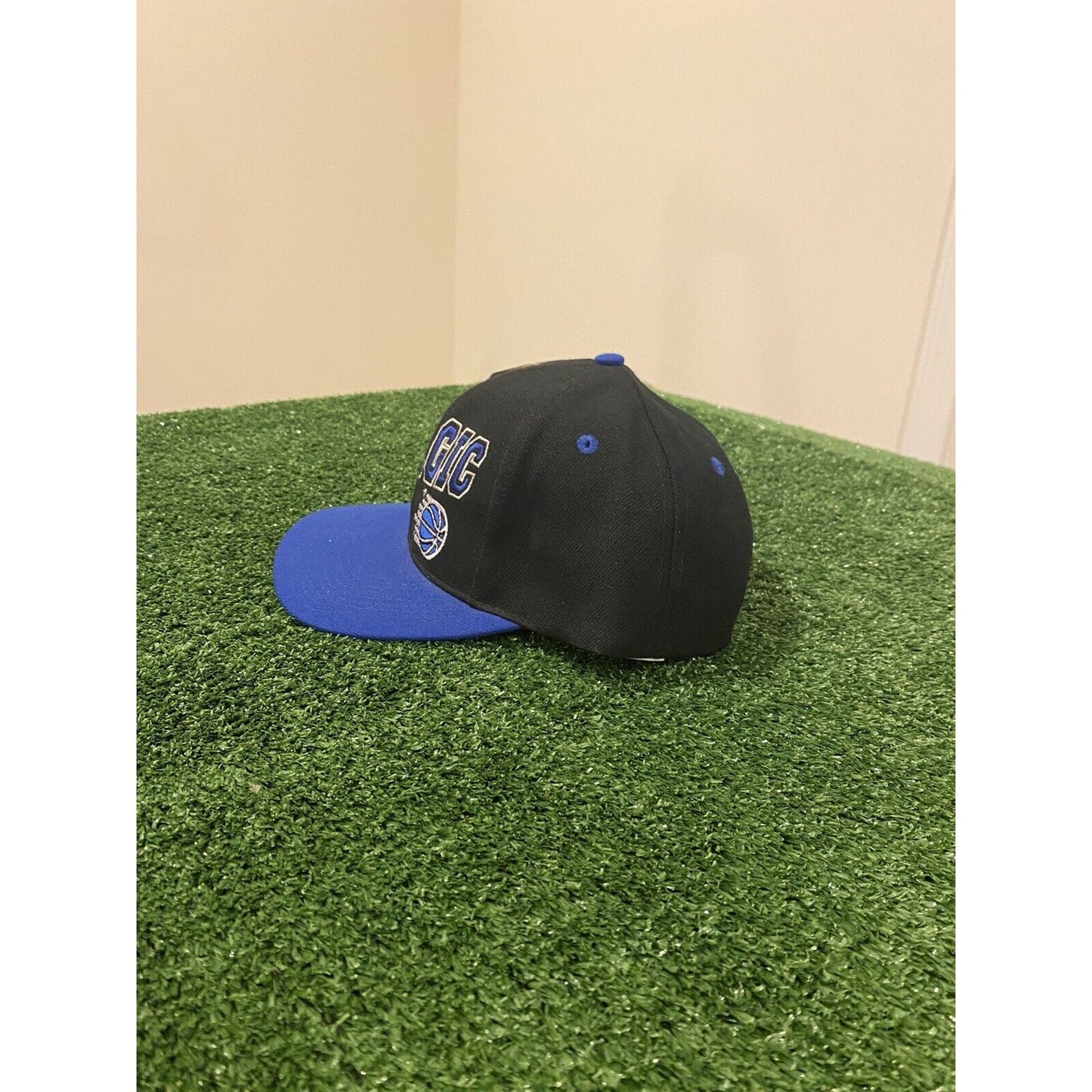Vintage Twins Enterprise Orlando Magic spell out snapback hat Retro Logo
