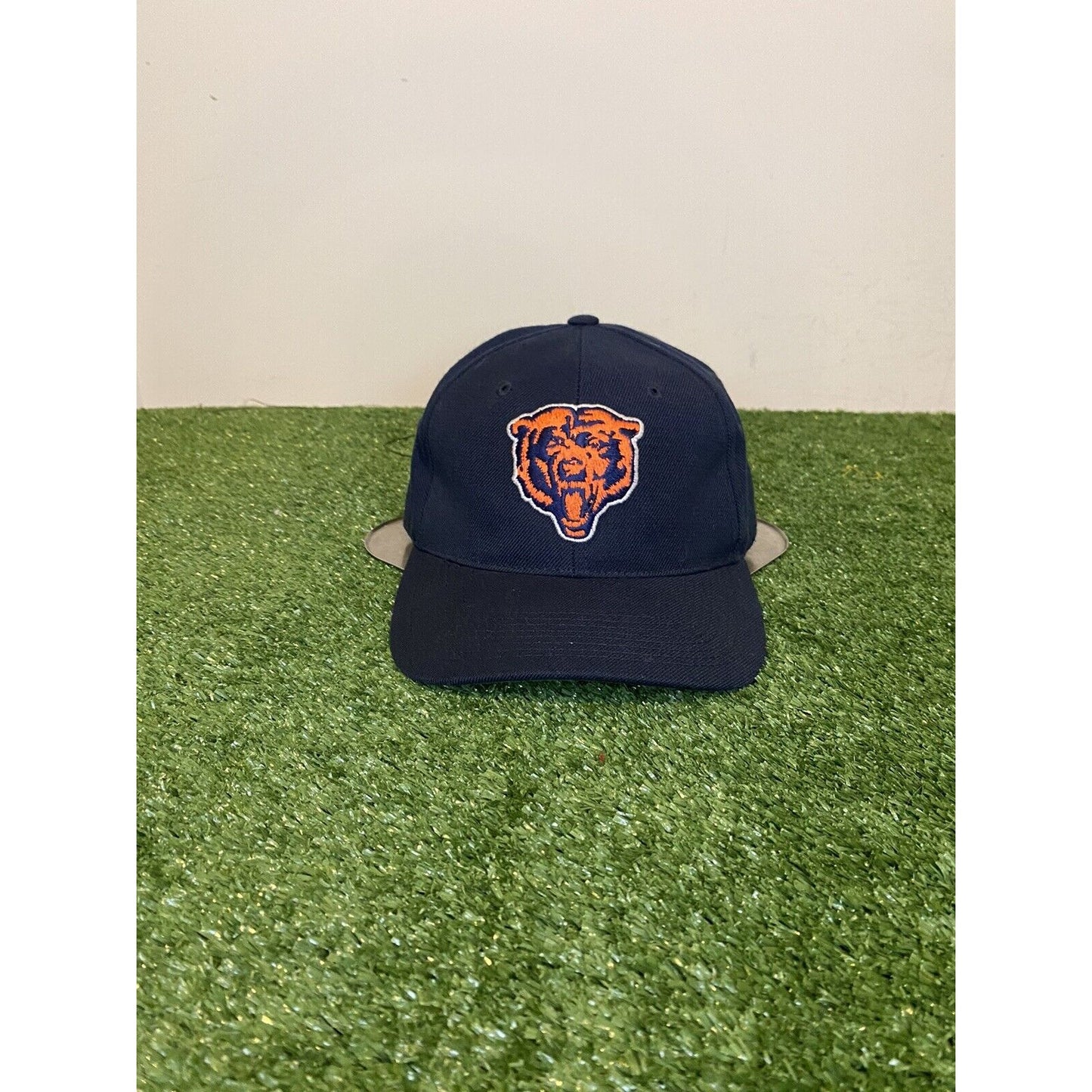Vintage Sports Specialties Chicago Bears logo fitted hat blue NFL 7 1/8