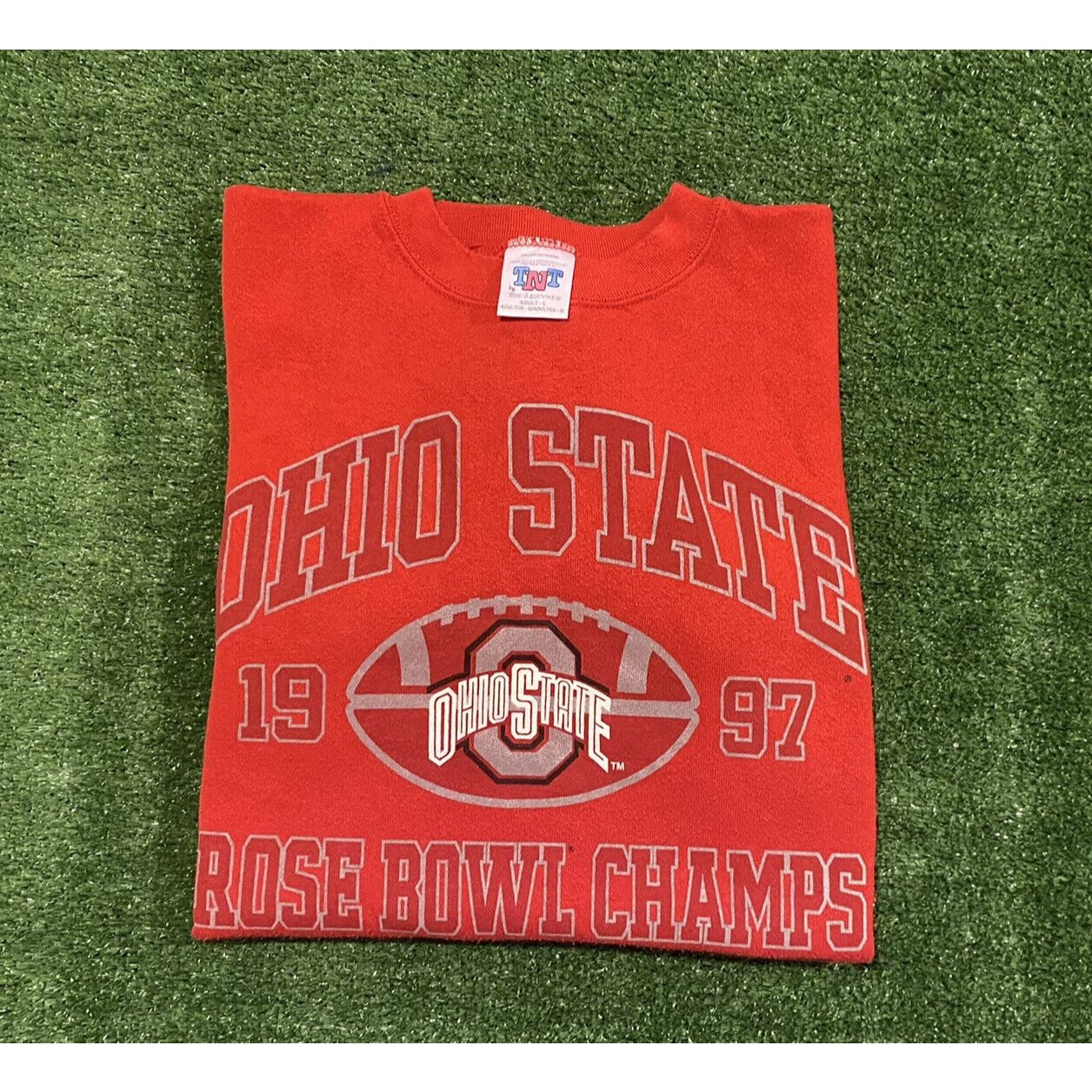 Vintage Trau & Loevner Ohio State Buckeyes '97 Rose Bowl Champs crewneck large
