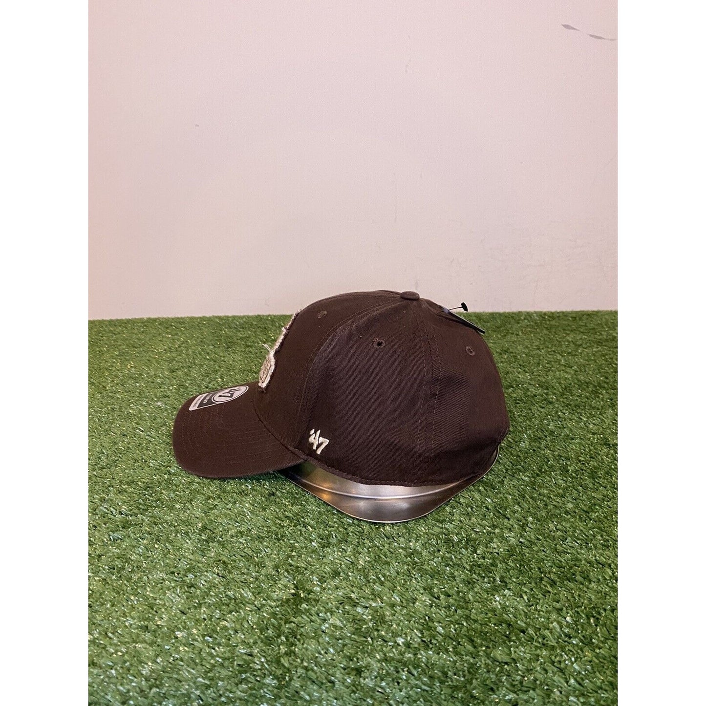 '47 Forty Seven Cleveland Browns Helmet MVP strapback hat brown adjustable