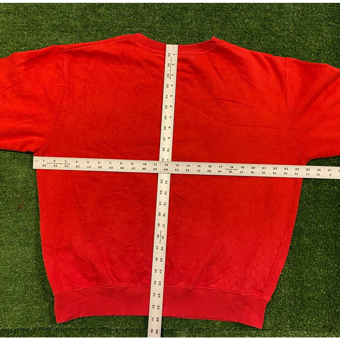 Vintage Colosseum Ohio State Buckeyes spell out crewneck large red retro