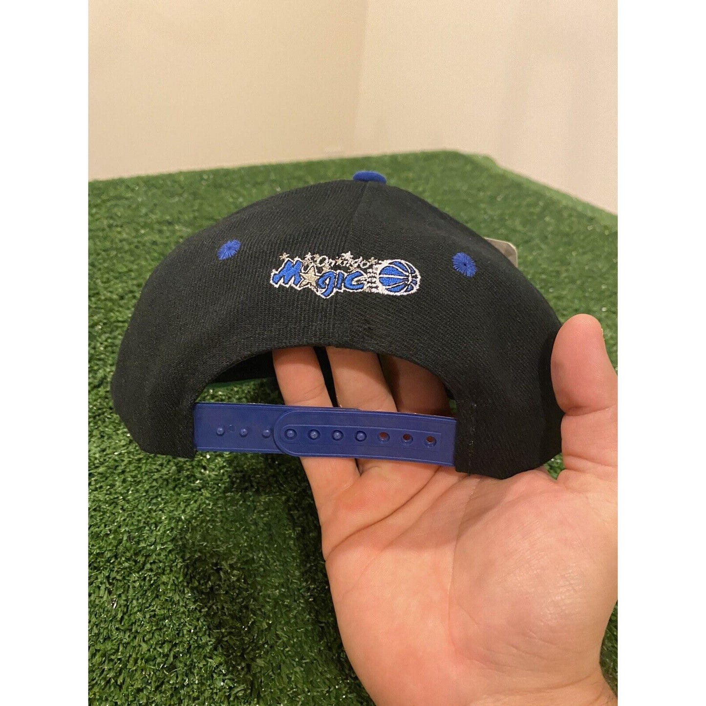 Vintage Twins Enterprise Orlando Magic spell out snapback hat Retro Logo