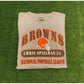 Vintage Cleveland Browns tshirt extra large Chris Spielman gray 90s adult mens