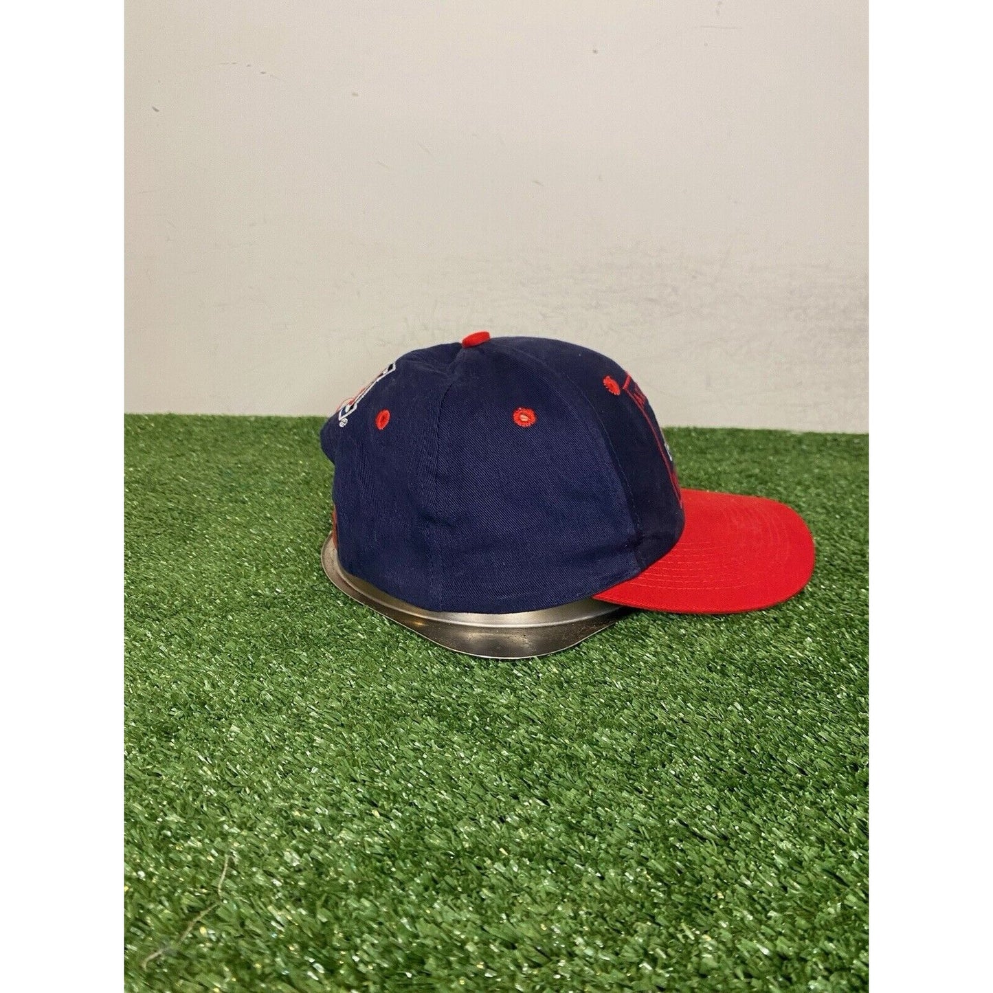 Vintage Arizona Wildcats hat cap snap back blue red 90s nu image basketball mens