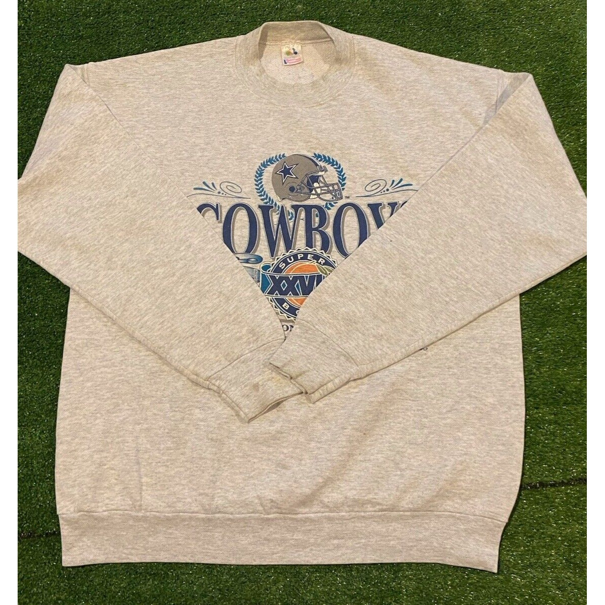 Vintage Dallas Cowboys sweatshirt large mens Super Bowl 90s unisex crew neck