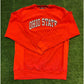 Vintage Y2K Retro Ohio State Buckeyes arch crewneck sweatshirt medium red