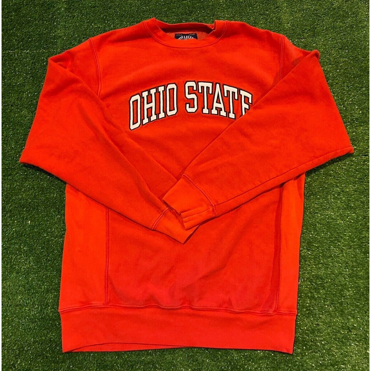 Vintage Y2K Retro Ohio State Buckeyes arch crewneck sweatshirt medium red