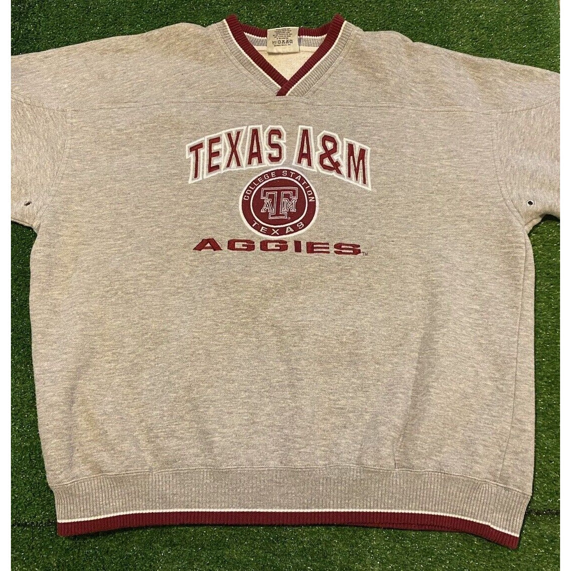 Vintage Texas A&M Aggies sweatshirt extra large crew neck Lee Sport gray mens
