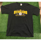 Vintage YTK NFL Team Pittsburgh Steelers graphic logo t-shirt black large