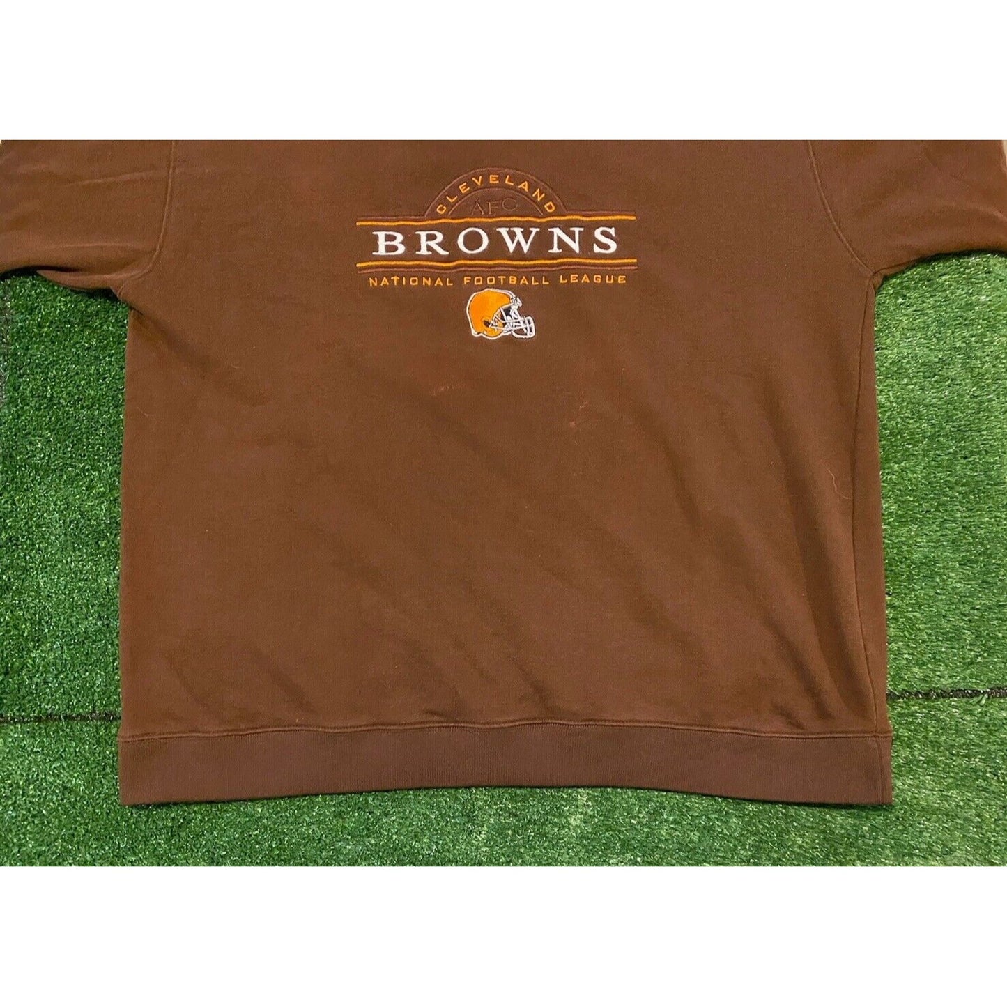 Vintage Cleveland Browns sweatshirt extra large Pro Player brown 90s crew neck