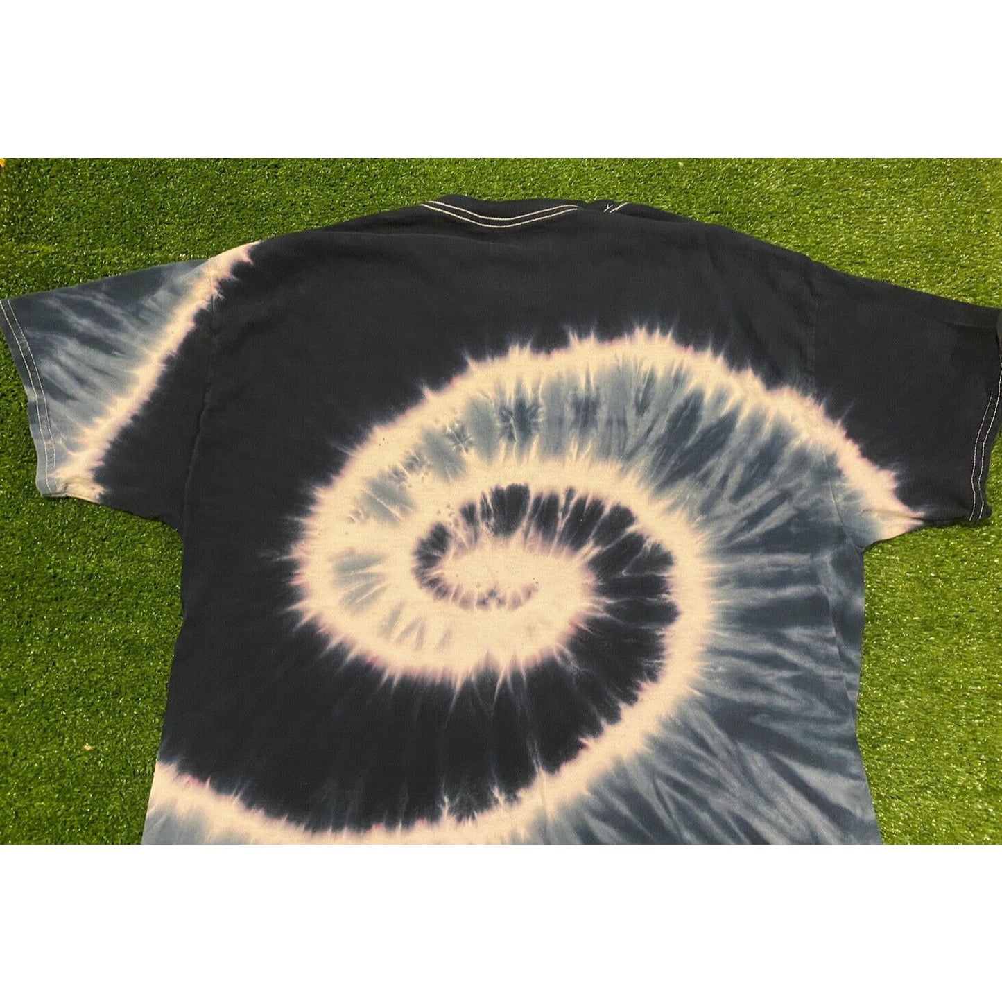 Retro throwback Pittsburgh Pitt Panthers arch tie dye t-shirt large NCAA