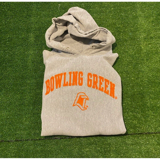 Vintage Bowling Green Falcons sweatshirt medium gray oversize mens Y2K hoodie