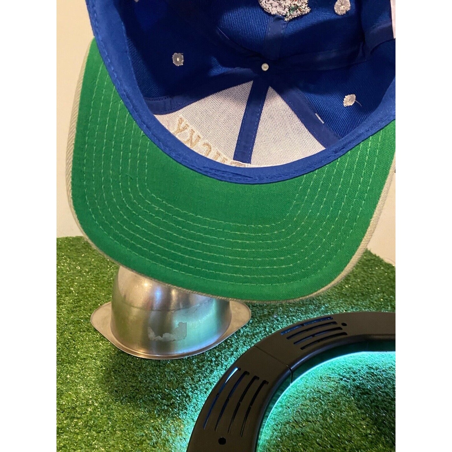 Vintage Nu Image Kentucky Wildcats spell out block head snapback hat cap NWT