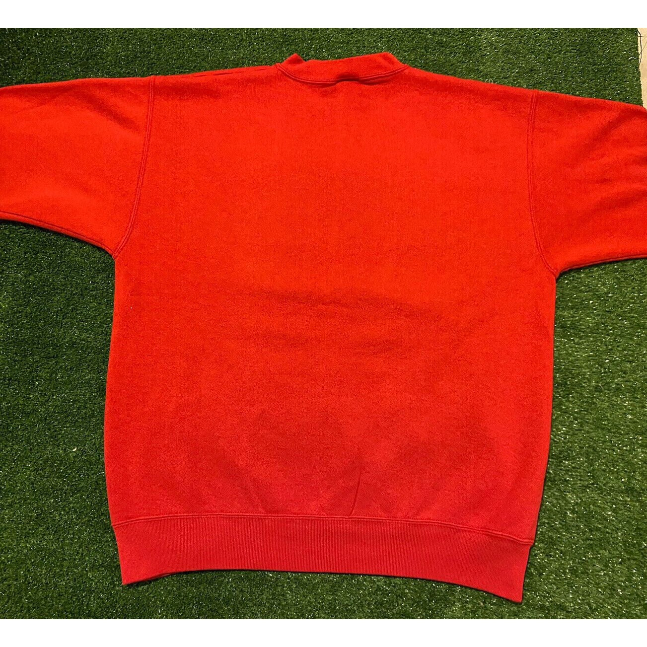 Vintage Ohio State OSU Buckeyes football player brutus crewneck sweatshirt large