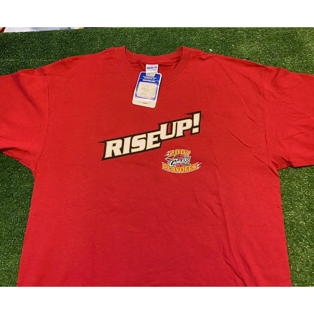 Retro Y2K Cleveland Cavaliers Rise Up 2007 Eastern Conference Finals t-shirt XL