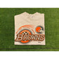 Vintage 1990's Trench Cleveland Browns spell out wave t-shirt gray medium