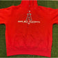 Vintage Y2K Retro Majestic LA Angels 2005 Playoffs hoodie sweatshirt XL MLB