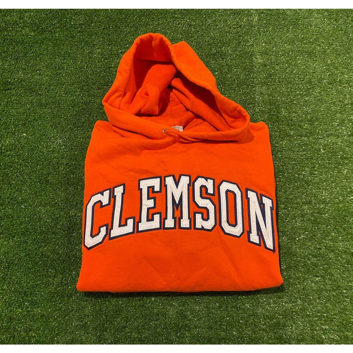 Vintage Clemson Tigers sweatshirt large Champion orange adult Y2K Retro football