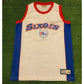 Retro Y2K Majestic Hardwood Classics Philadelphia 76ers basketball jersey large