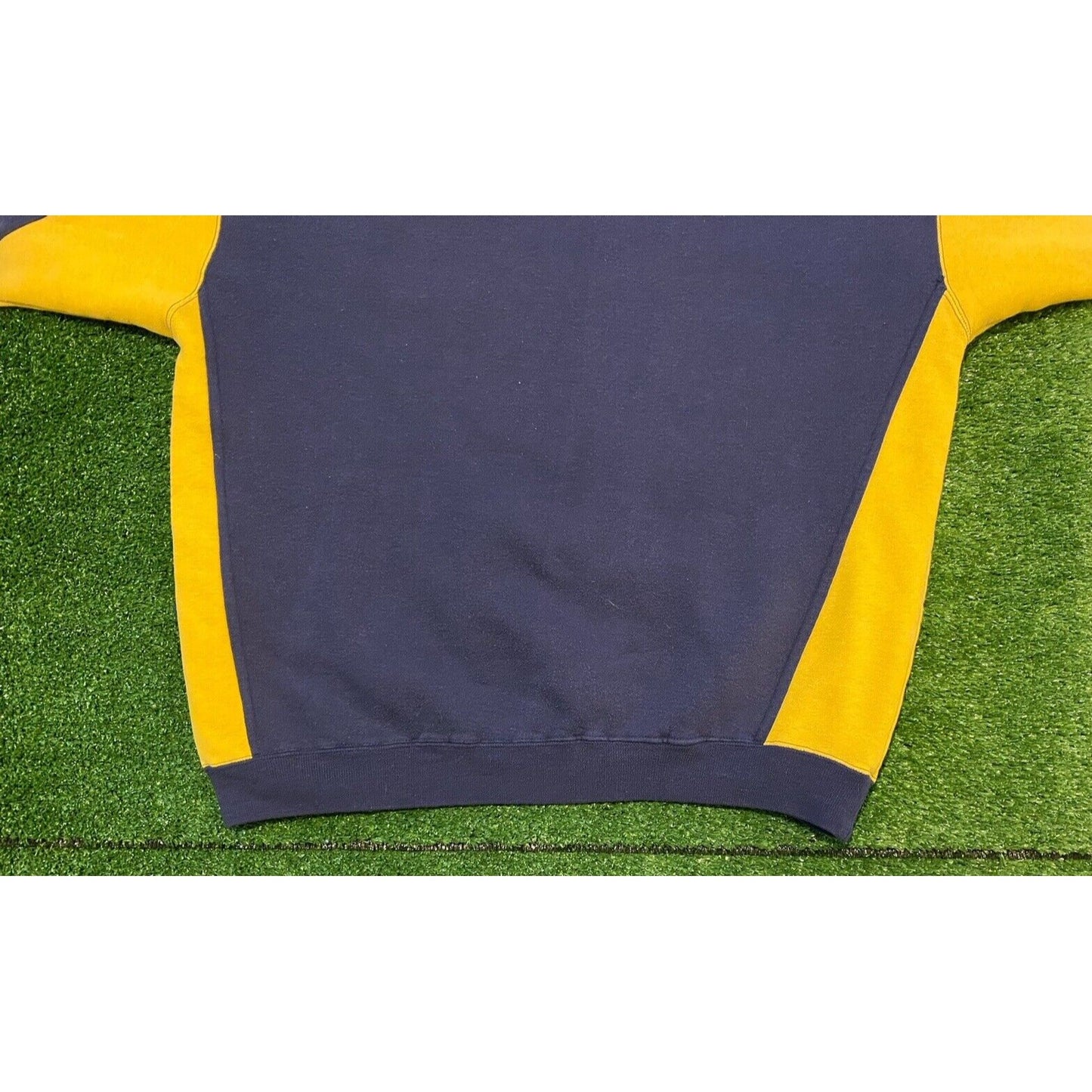 Vintage Notre Dame Fighting Irish sweatshirt large adult 90s Logo 7 blue Retro