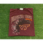 Vintage Y2K Cadre Athletic Virginia Tech Hokies explosion t-shirt XL maroon