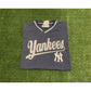 Vintage Lee Sport New York Yankes script patch v-neck t-shirt retro 2XL XL
