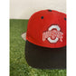 Vintage Ohio State Buckeyes hat cap snap back black red Logo 7 90s football OSU