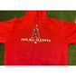 Vintage Y2K Retro Majestic LA Angels 2005 Playoffs hoodie sweatshirt XL MLB