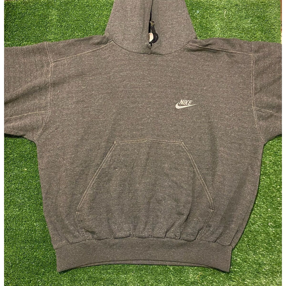 Vintage Nike Air Swoosh 1980's 1990's hoodie sweatshirt large retro just do it