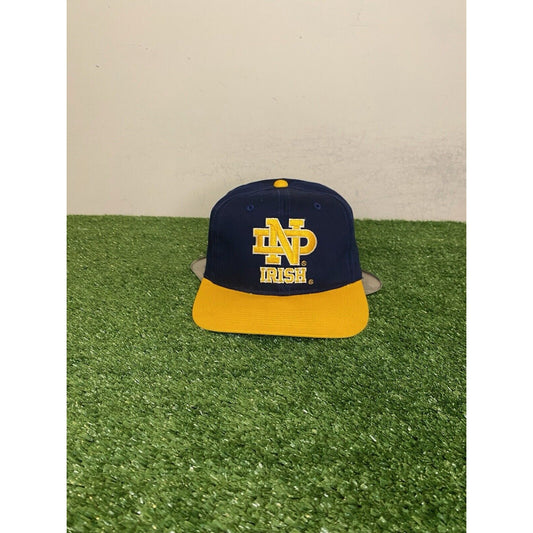 Vintage Notre Dame Fighting irish hat cap snap back Sports Specialties gold wool