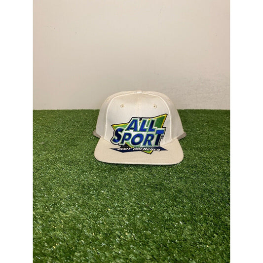 Vintage All Sport Body Quencher drink snapback hat NWOT 1990s head start