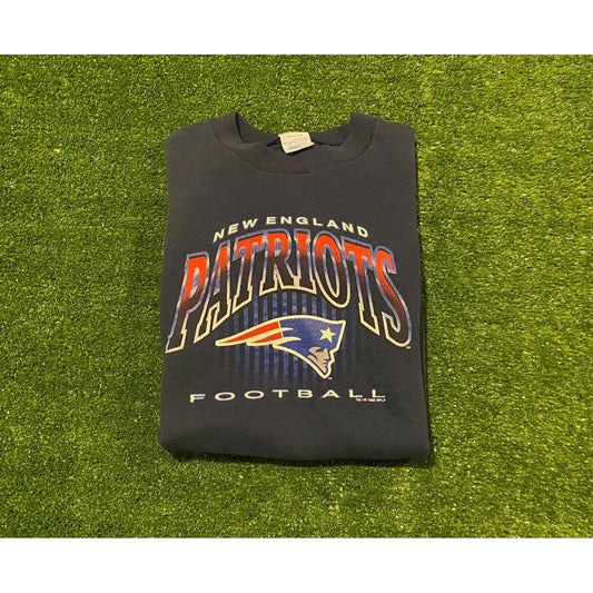 Vintage Salem Sportswear New England Patriots logo crewneck sweatshirt small 90s
