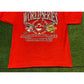 Vintage Cleveland Indians shirt large red mens adult chief wahoo Logo Athletic