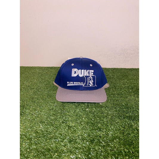 Vintage Twins Enterprise 90s Duke Blue Devils split bar snapback hat NWT