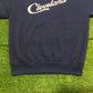 Vintage Officially Licensed embroidered Cleveland script crewneck sweatshirt oversized medium