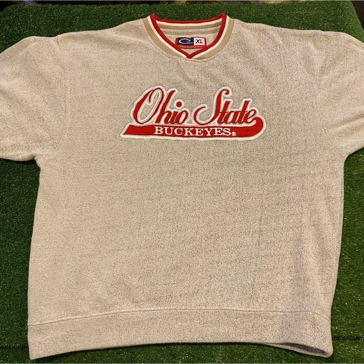 Vintage Ohio State Buckeyes sweatshirt extra large gray crewneck OSU adult Y2K