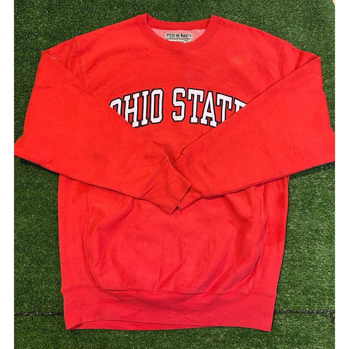 Vintage YTK Steve and Barry's Ohio State Buckeyes arch crewneck red size large