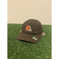 Women's Vintage Reebok Cleveland Browns logo strapback hat NWT brown