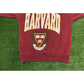 Vintage 1990s Harvard University Crimson crest ivy crewneck sweatshirt small