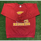 Vintage Trench Washington Redskins arch helmet crew neck sweatshirt large NFL