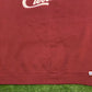 Vintage Russell Athletic Officially Licensed Script Cleveland crewneck sweatshirt XL maroon