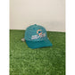 Vintage Miami Dolphins hat cap strap back Logo Athletic grid 90s mens adult wool