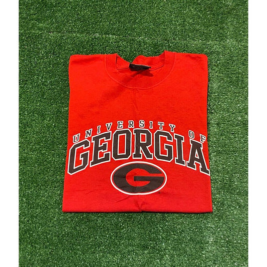 Vintage Steve and Barry's University of Georgia Bulldogs arch t-shirt red medium